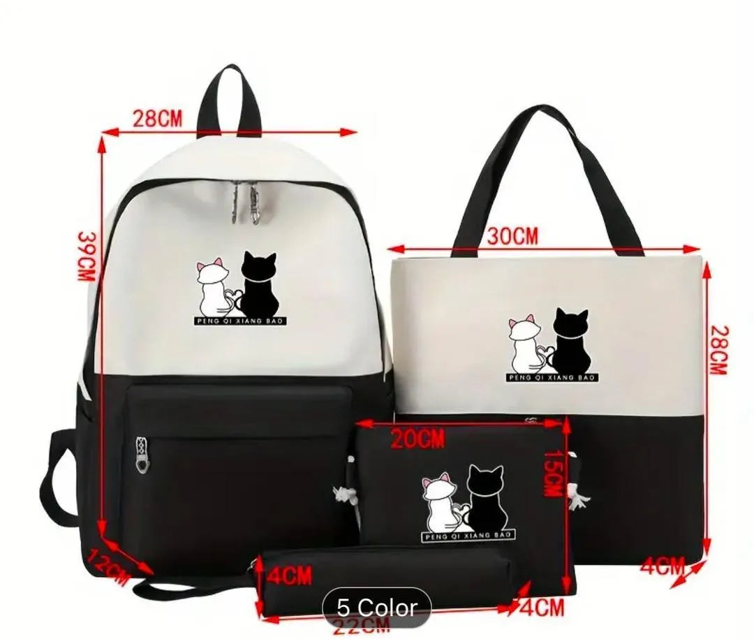 5 pcs bagset Multipurpose Backpack Set